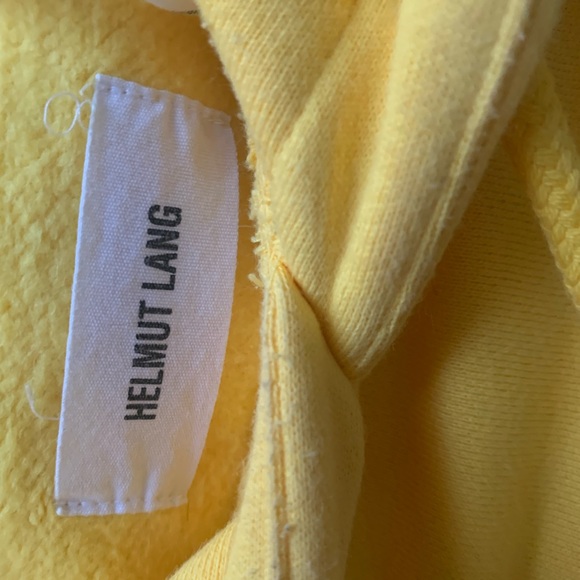 Helmut Lang Yellow Hoodie - Picture 5 of 6